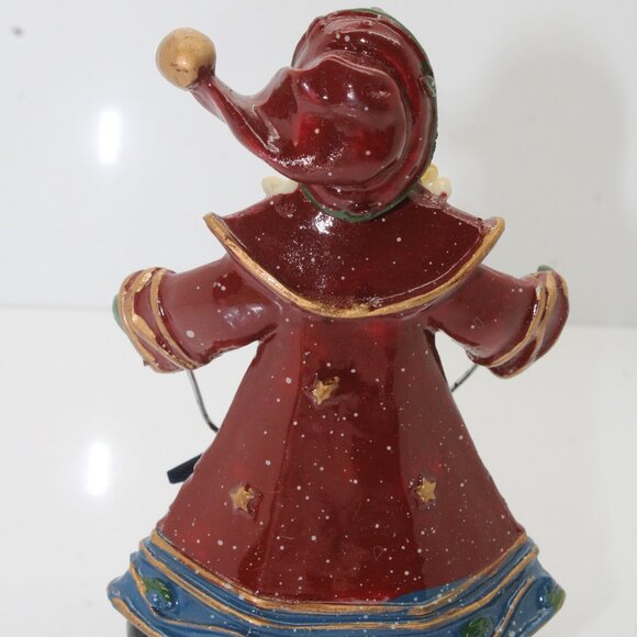 Vintage Santa Claus Figurine Christmas Resin Figurine Multicolor 5.5 - Picture 5 of 7